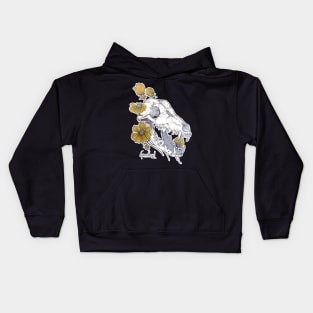 MorbidiTea - Greenthread with Coyote Skull Kids Hoodie